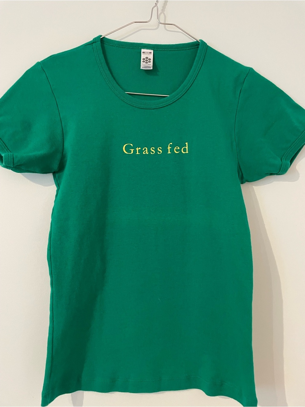 Grass Fed Green women’s  T-Shirt - Classic Crew Neck
